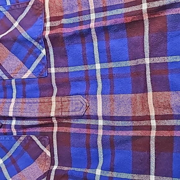 J Crew Flannel Shirt 1/2 Zip Sz Sm - Picture 11 of 13